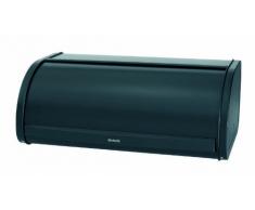 Brabantia 333460 Boîte à Pain Couvercle Coulissant Noir Satiné