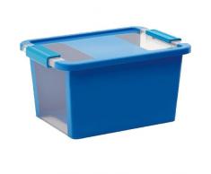 Kis 8452000 0454 01 Bi Box Boîte de Rangement Plastique Bleu/Transparent 11 L