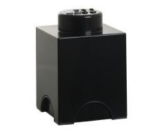 Room Copenhagen RC40011733 Lego Boîte de Rangement Brique Plastique Noir 45 x 35 x 25 cm