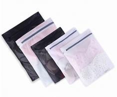WingsLove Délicat Fragile Sensible Sac à Linge Filets de Lavage Blanchissage Protecteur Sac de Lingerie Soutien-gorge (5pcs multiple Sac de Linge )
