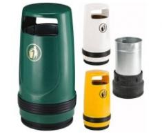Poubelle extérieure plastique 2 ouvertures Merlin 90L