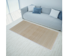 vidaXL Tapis en bambou naturel à latte Rectangulaire 120 x 180 cm