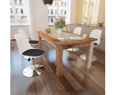 vidaXL 4 Chaises pivotantes réglables en Noir et Blanc