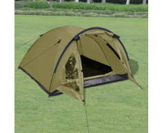 vidaXL Tente pour 3 personnes Vert