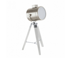 EGLO Lampe de bureau Upstreet nickel mat 64 cm