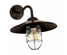 EGLO Lampe murale d'extérieur Melgoa Marron Foncé 60 W 94863