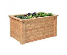 Not specified GASPO - Carré potager bois surélevé "Melk" 150 x 90 80 cm