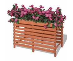 vidaXL Jardinière 100 x 50 71 cm Bois