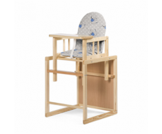 CHILDWOOD Chaise haute 2 en 1 Pinède HCCPNS