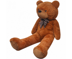 vidaXL Ours en peluche doux XXL 175 cm marron