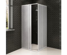 vidaXL Cabine de douche en aluminium 80 x 90 cm