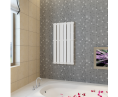 vidaXL Porte-serviette 465mm + Radiateur panneau blanc 465 mm x 900
