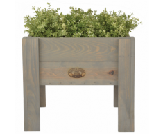 Esschert Design Jardinière soulevée Pin 42 x 36 cm