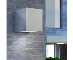 vidaXL Applique murale d'extérieur en forme de cube 2 pcs