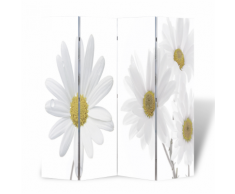 vidaXL Paravent 160 x 180 fleurs