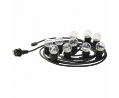 Luxform Guirlande lumineuse avec 10 LED Transparent W LUX09920