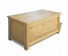 vidaXL Coffre de rangement Chêne 90 x 45 cm
