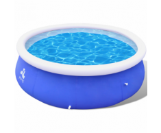 vidaXL Piscine gonflable 300 x 76 cm Bleu