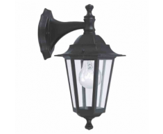 EGLO - Lampe d'extérieur en applique "Laterna" descendante noire