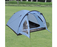 vidaXL Tente pour 3 personnes Bleu
