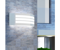 vidaXL Applique murale extérieure en acier inoxydable