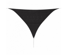 vidaXL Parasol en PEHD triangulaire 5x5x5 m Anthracite