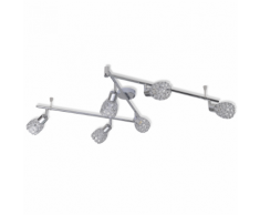 vidaXL Spot LED en cristal 6 x 4 W