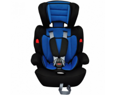 vidaXL Siège auto pour enfants 9-36kg bleu/noir