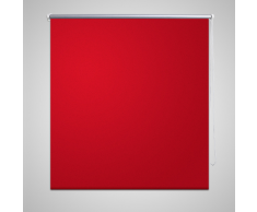 vidaXL Store enrouleur occultant rouge 40 x 100 cm