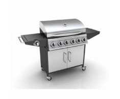 vidaXL Barbecue gaz 6 br?leurs