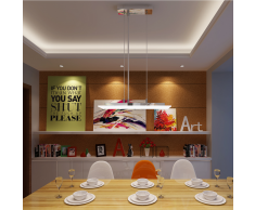 vidaXL Lampe suspendue LED 9 x 2W Rectangulaire