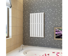 vidaXL Porte-serviette 542mm + Radiateur panneau blanc x 900mm