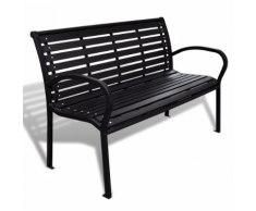 vidaXL Banc de jardin avec cadre en acier