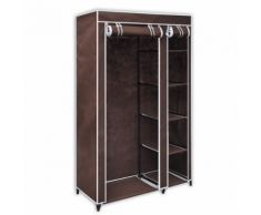 vidaXL Armoire étagère de rangement marron chocolat