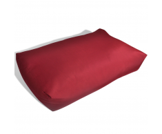 vidaXL Coussin pour le dos 80 x 40 20 cm Rouge vineux