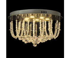 vidaXL Lustre Plafonnier LED en cristal Diamètre de 45 cm