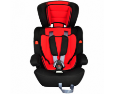 vidaXL Siège auto pour enfants 9-36kg rouge/noir