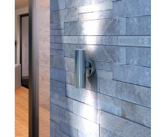 vidaXL Applique Murale en Acier Inoxydable intérieure et extérieure