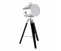 EGLO Lampe de bureau Upstreet chromé/noir mat 64 cm