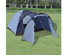 vidaXL Tente pour 4 personnes Bleu