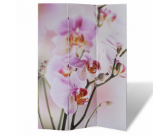 vidaXL Paravent 120 x 180 fleurs