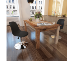 vidaXL 2 Chaises pivotantes réglables en Noir