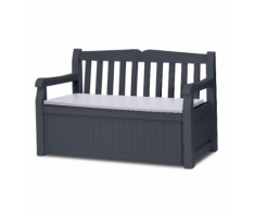 Not specified CHALET&JARDIN - Banc coffre 265 L gris anthracite