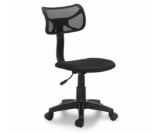 vidaXL Siège de bureau noir ergonomique