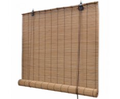 vidaXL Store enrouleur bambou brun 120 x 160 cm