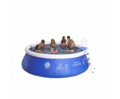 Jilong Piscine 450*90 cm ronde avec cadre en acier