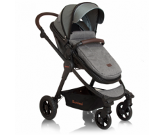 Baninni Poussette 3-en-1 "Ayo Limited Edition" Gris BNST022-ISP