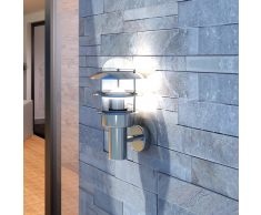 vidaXL Applique mural extérieur/ intérieur en acier inoxydable