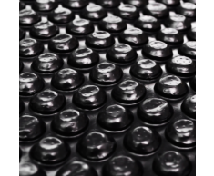 vidaXL Bâche solaire à bulles flottant pour piscine 10x5m noir Rectangulaire