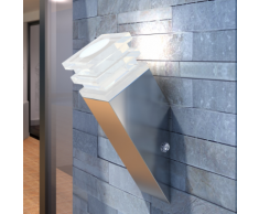 vidaXL Applique mural LED en acier inoxydable ampoule inclus